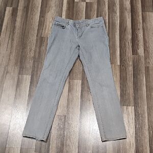 Michael Kors Light Gray Straight Leg Jeans